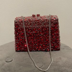 Ruby Red Clutch
